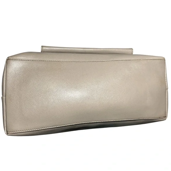 Nine West Taupe Shoulder Bag Satchel - Picture 4 of 10